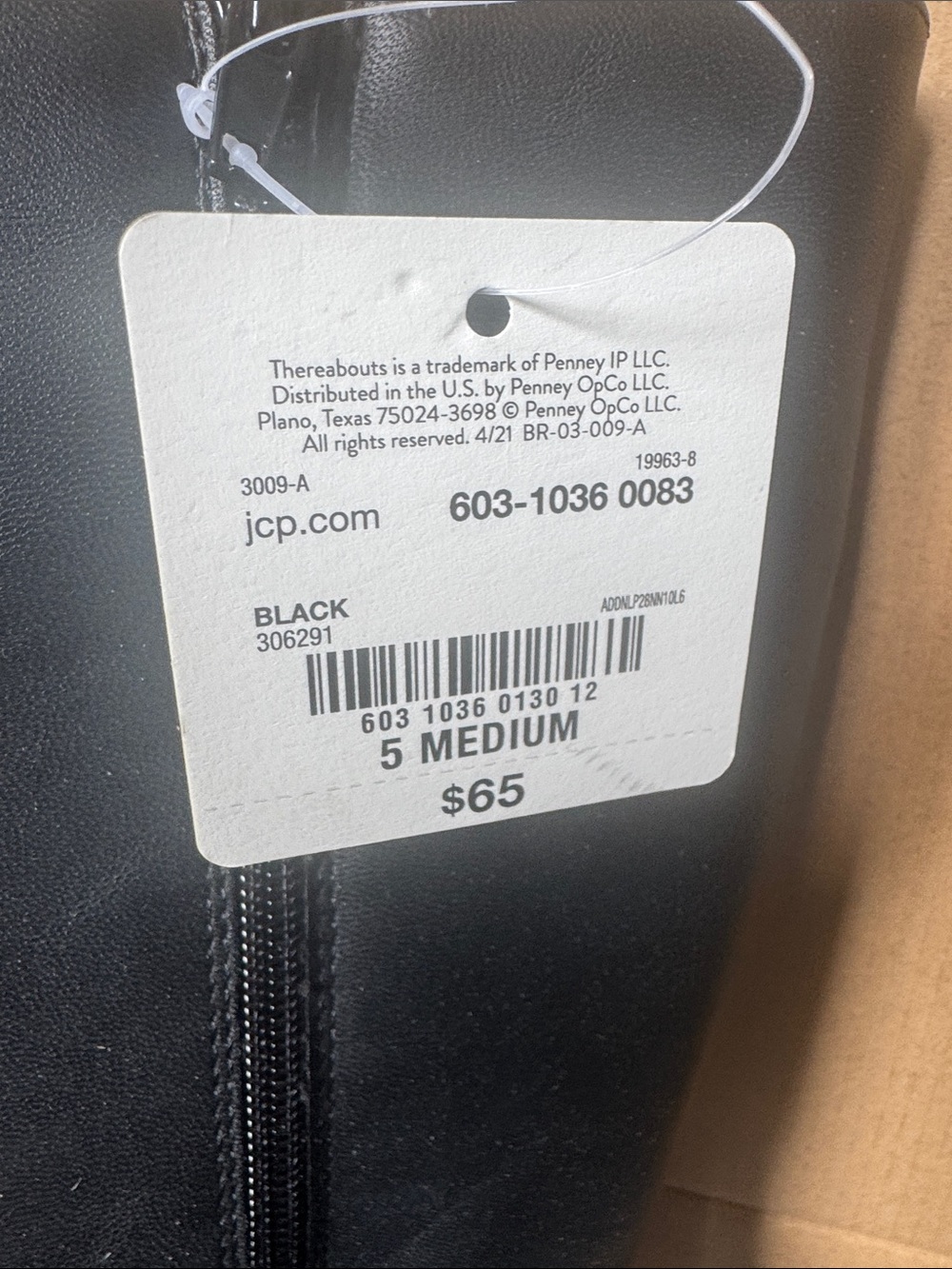 Women's Black Mid-Calf Heeled Fashion Boots - NIB - Picture 2 of 5